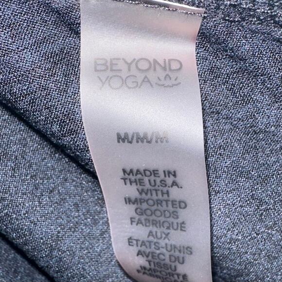 Beyond Yoga Featherweight Carried Away One Shoulder Black Mini Dress Size Medium - Picture 6 of 15